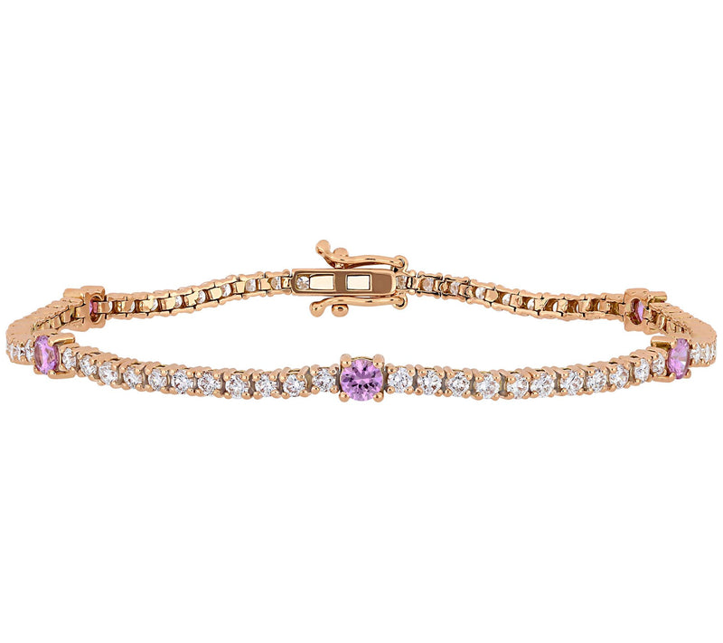 Bellini 14K 1.25 cttw Sapphire & 2.25 cttw Diamond Bracelet — Main view