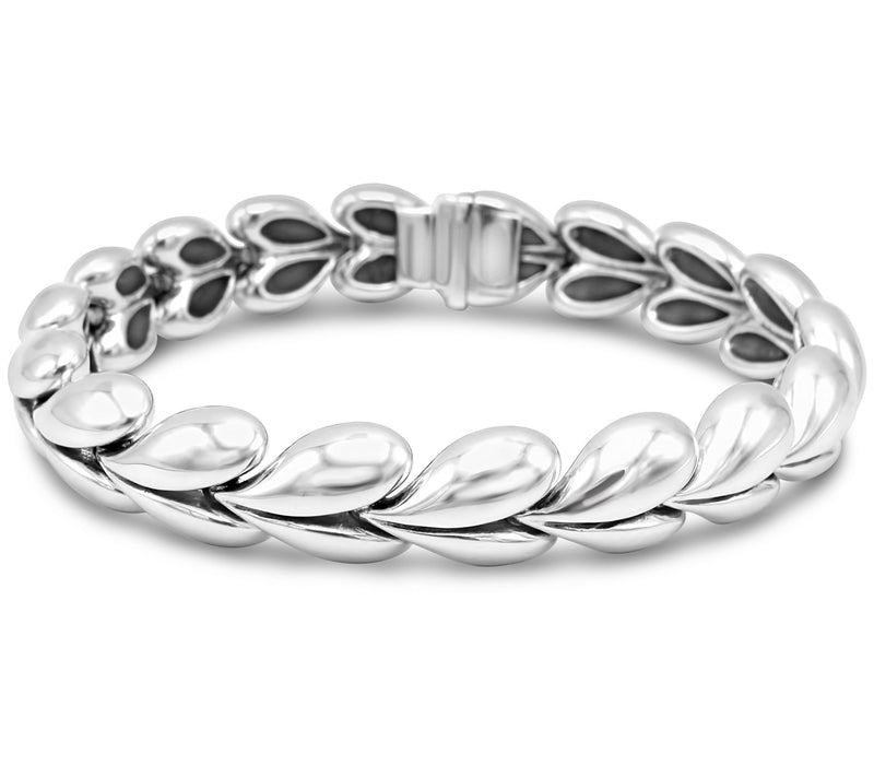 Tiffany Kay Sterling Silver Herringbone Bracelet, 88.37g — Main view