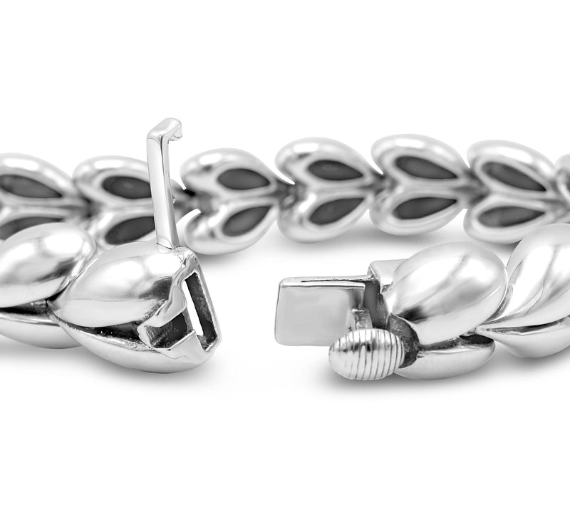 Tiffany Kay Sterling Silver Herringbone Bracelet, 88.37g — View 2