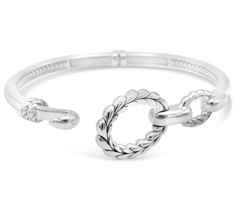 Tiffany Kay Sterling Herringbone Bangle — View 2
