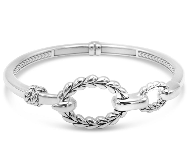 Tiffany Kay Sterling Herringbone Bangle — Main view