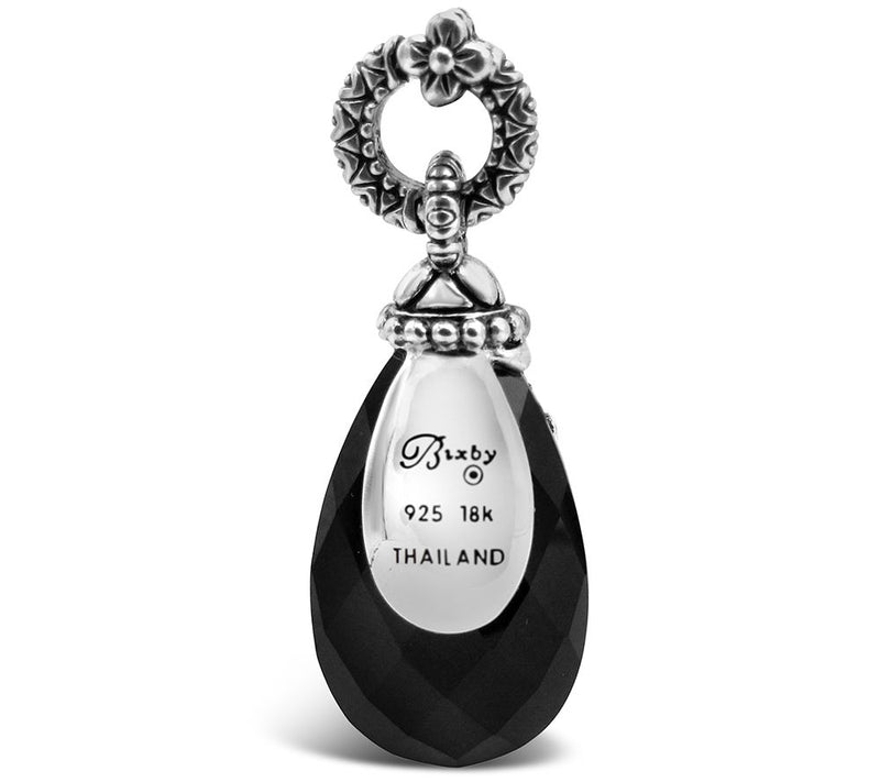 Barbara Bixby Sterling & 18K Gold Onyx Enhancer — View 3