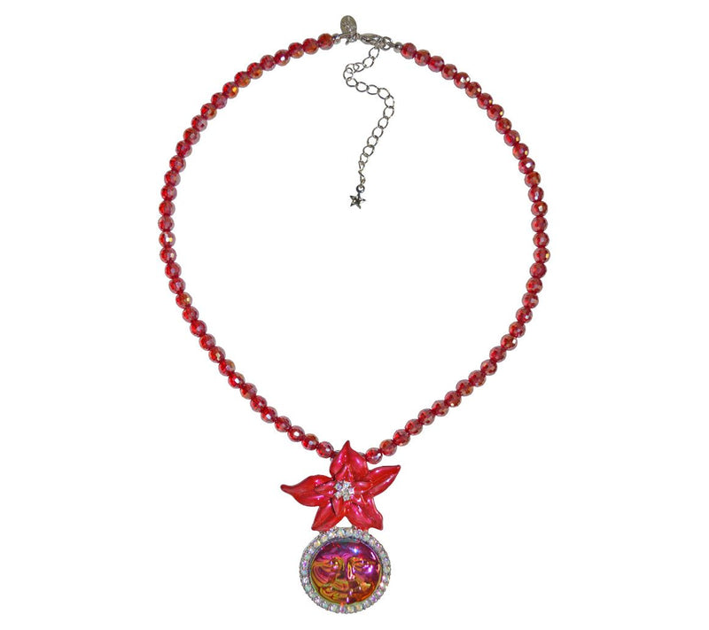 Kirks Folly Poinsettia Seaview Water Moon Necklace — View 5