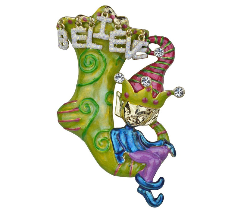 Kirks Folly Believe Elf Pin Pendant — View 3