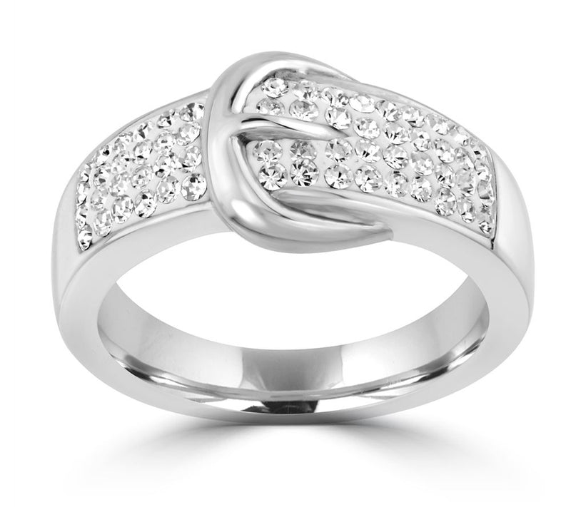 Steel by Design Crystal Buckle Ring — Main view