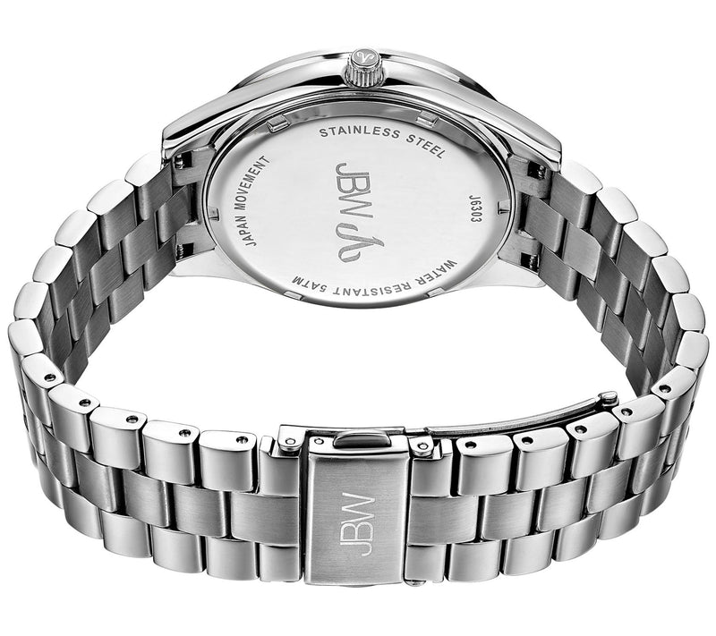 JBW Women's Mondrian 1/7 cttw Diamond StainlessWatch Set — View 4