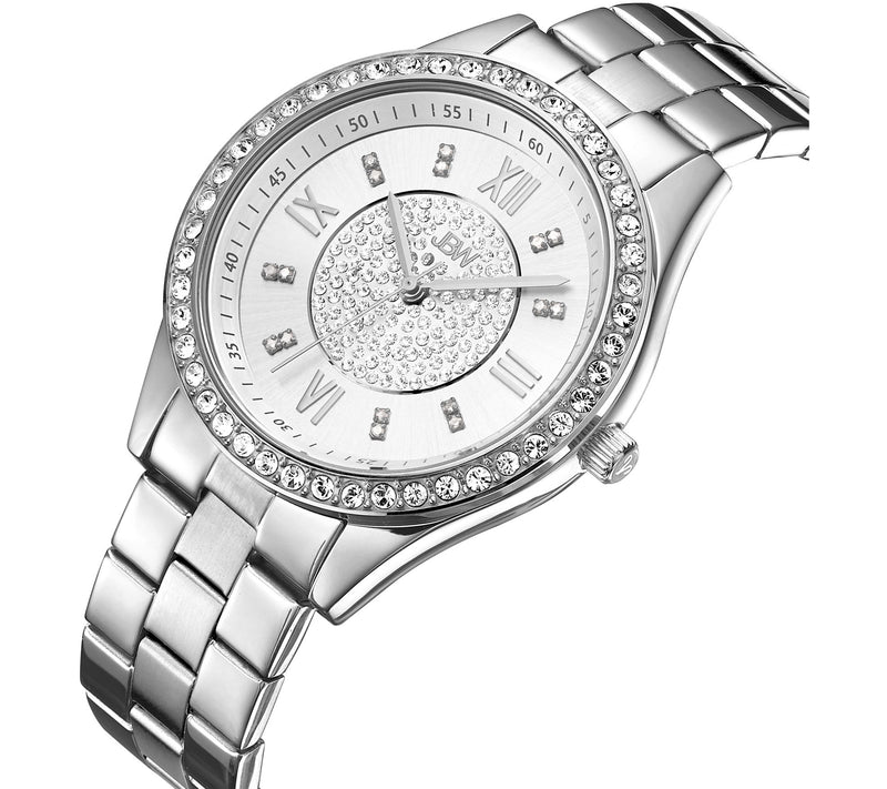 JBW Women's Mondrian 1/7 cttw Diamond StainlessWatch Set — View 3