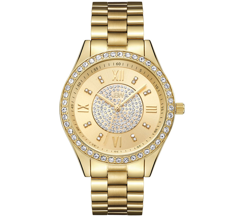 JBW Women's Mondrian 1/7 cttw Diamond 18K Plated Watch Set — View 2