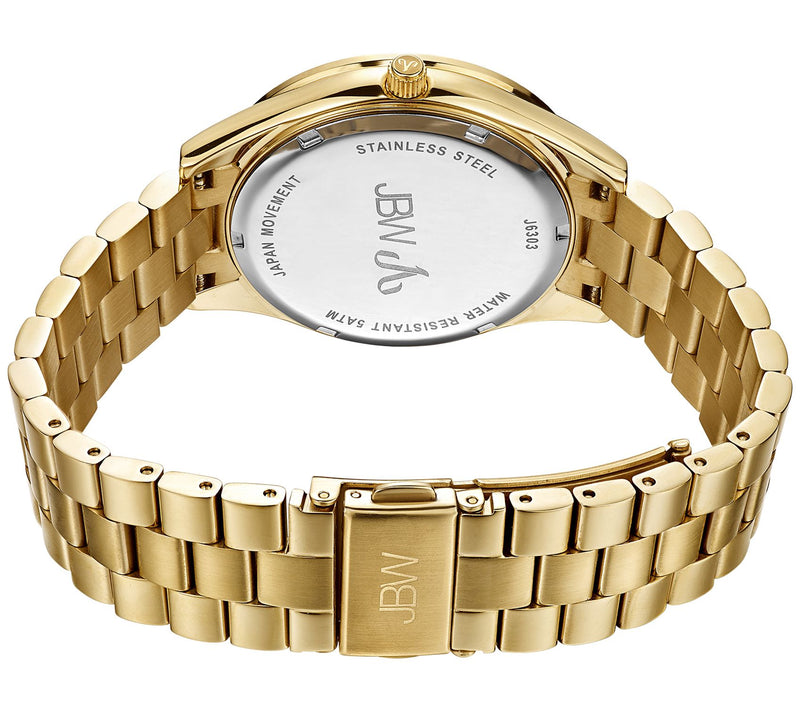 JBW Women's Mondrian 1/7 cttw Diamond 18K Plated Watch Set — View 4