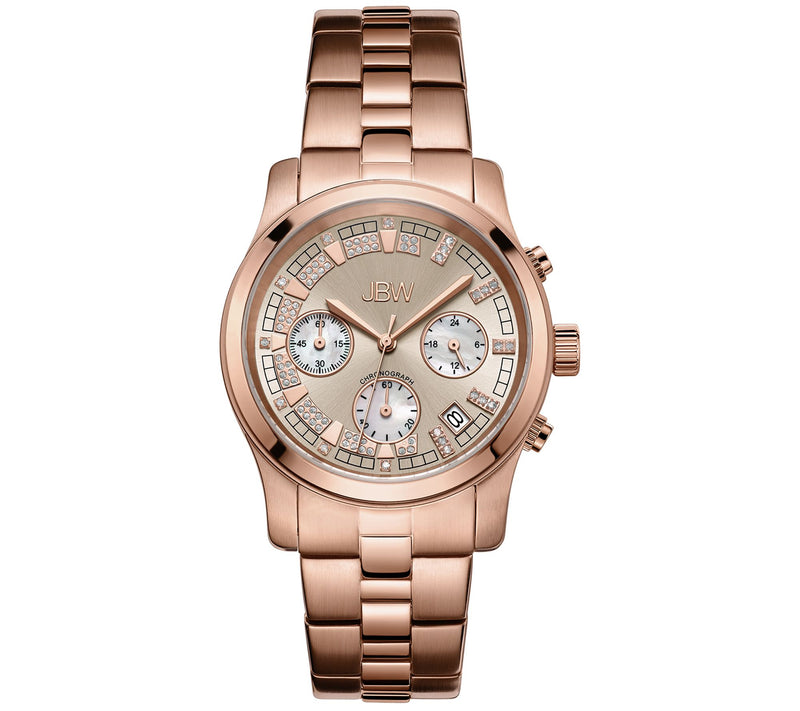 JBW Women's Alessandra 1/5 cttw Diamond 18K Gold Plated Watch — Main view