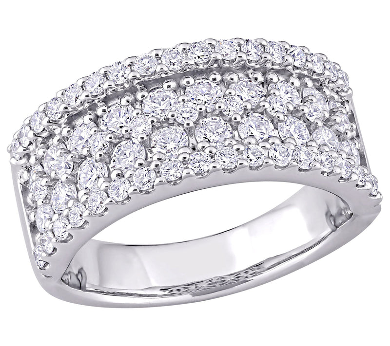 Affinity 1.45 cttw Diamond Cluster Band, 14K — Main view