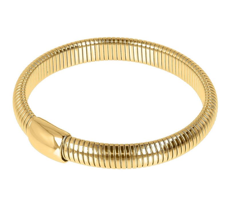 Steel By Design Polished Stretch Bracelet — View 7