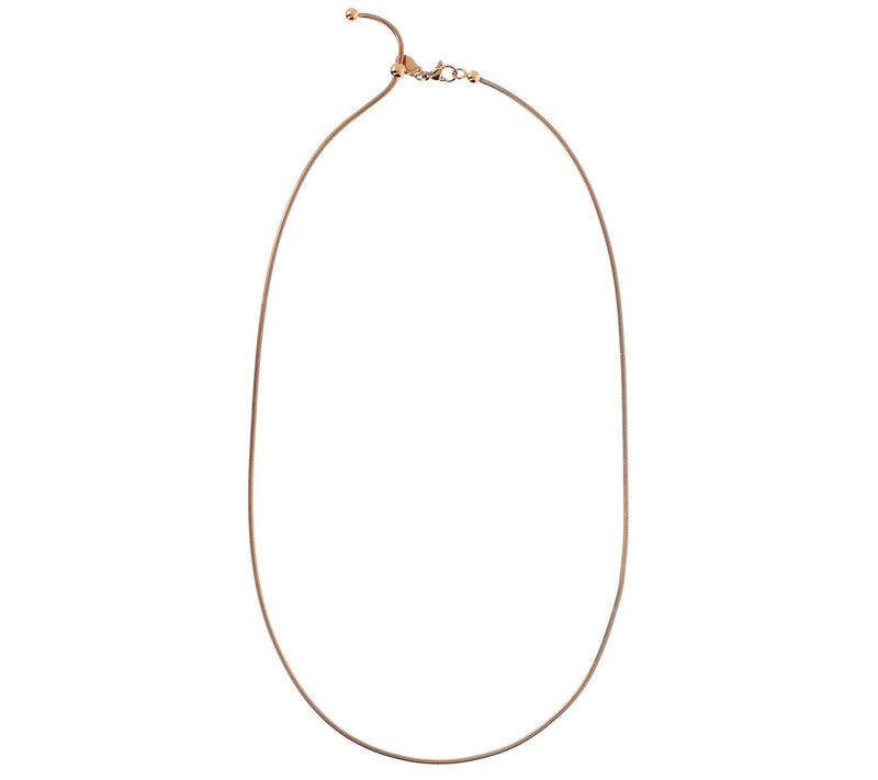 Steel By Design 24" Adjustable Snake Chain Necklace — View 8
