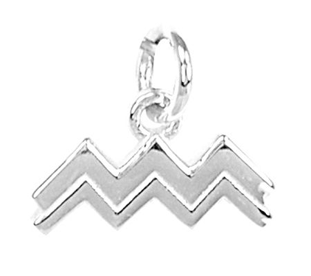 Sterling Silver Personalized Initial & Zodiac C harm Bracelet — View 3