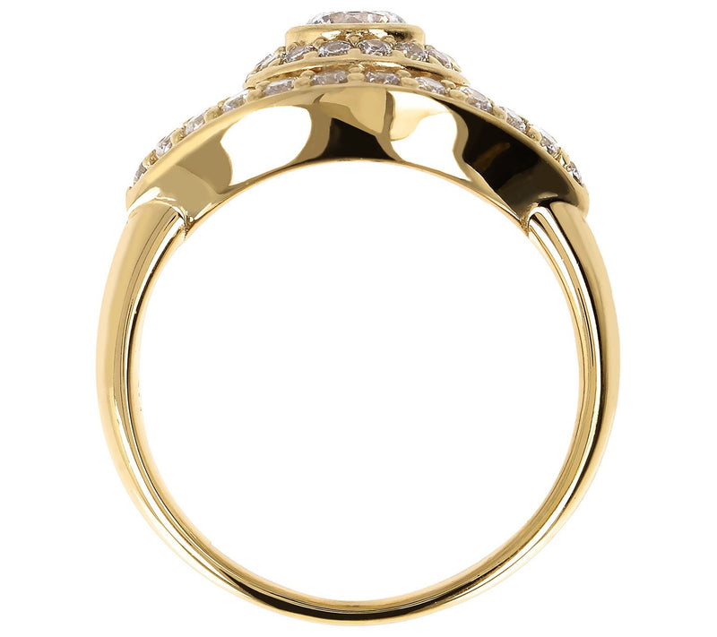 Netali Nissim for Diamonique Evil Eye Ring, S t rling Silver — View 9