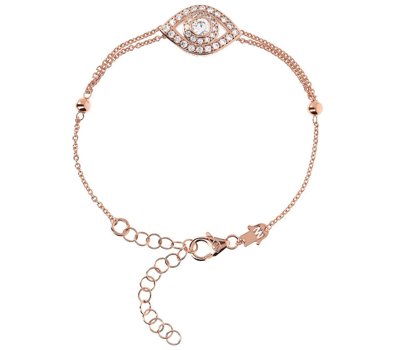 Netali Nissim for Diamonique Evil Eye Bracelet, Sterling — Main view