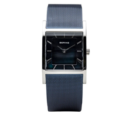 Bering Women's Stainless Blue Mesh Strap Watch
