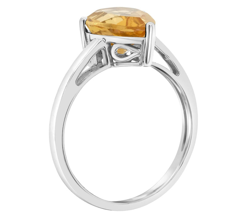 14K Gold Pear Shaped 2.50 cttw Citrine Gemstone Ring — View 6