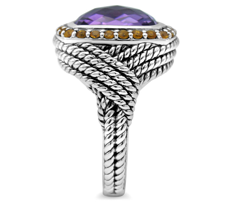 Tiffany Kay Studio Sterling Silver Gemstone Cocktail Ring — View 3