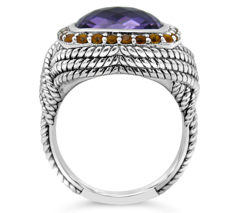 Tiffany Kay Studio Sterling Silver Gemstone Cocktail Ring — View 2