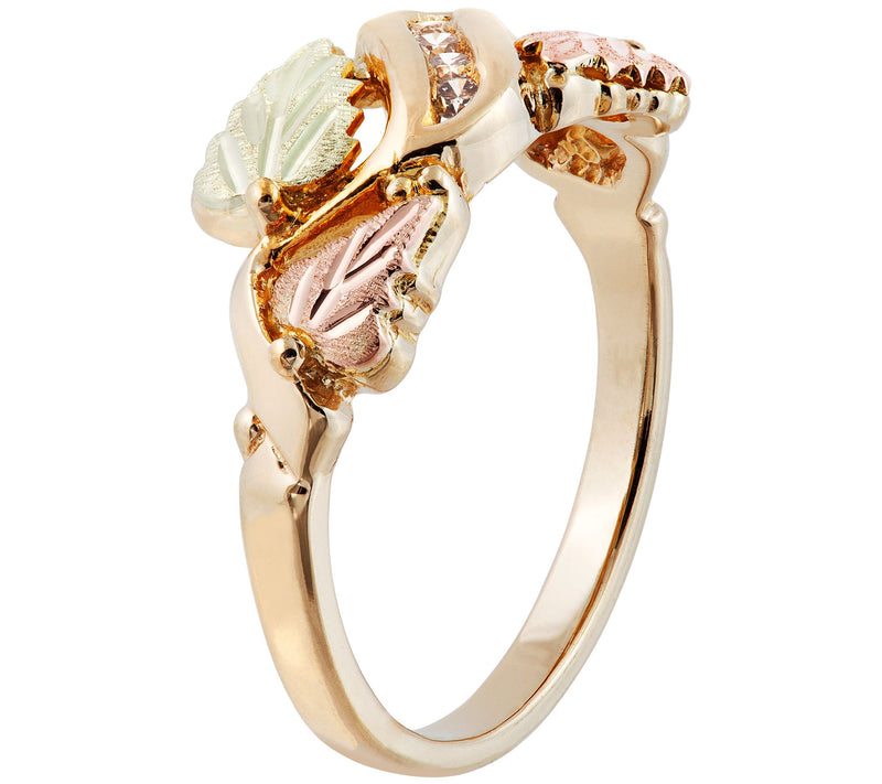 Black Hills Gold Diamond Accent Ring, 10 K/12K ld — View 2