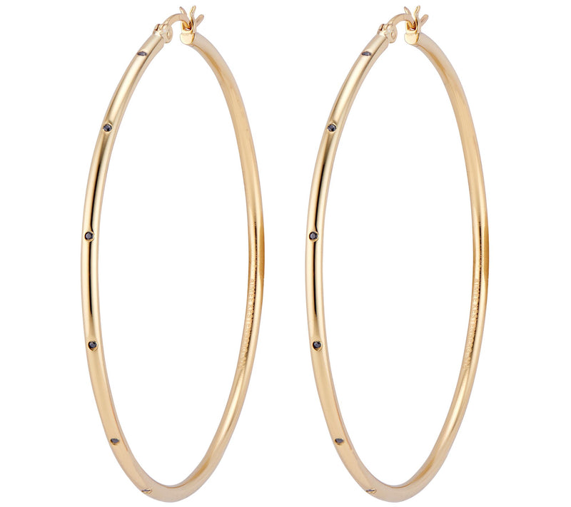Aimee Kestenberg 14K Gold-Plated Sterling H oopEarrings — View 5