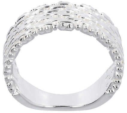 UltraFine Silver Riccio Band Ring