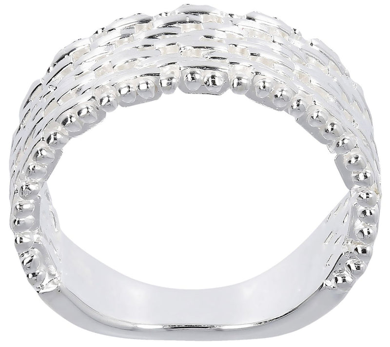 UltraFine Silver Riccio Band Ring — Main view