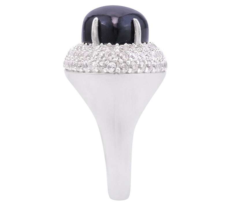 Generation Gems Marquise Gemstone Cabochon Ring, Sterling — View 7
