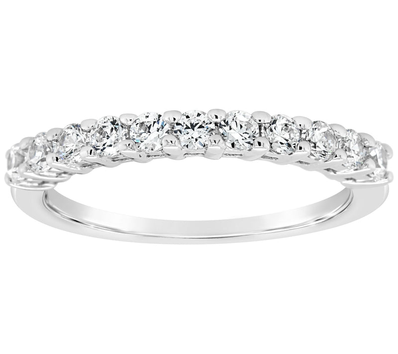 Affinity 1/2 cttw 11-Stone Diamond Band Ring, 14K Gold — Main view