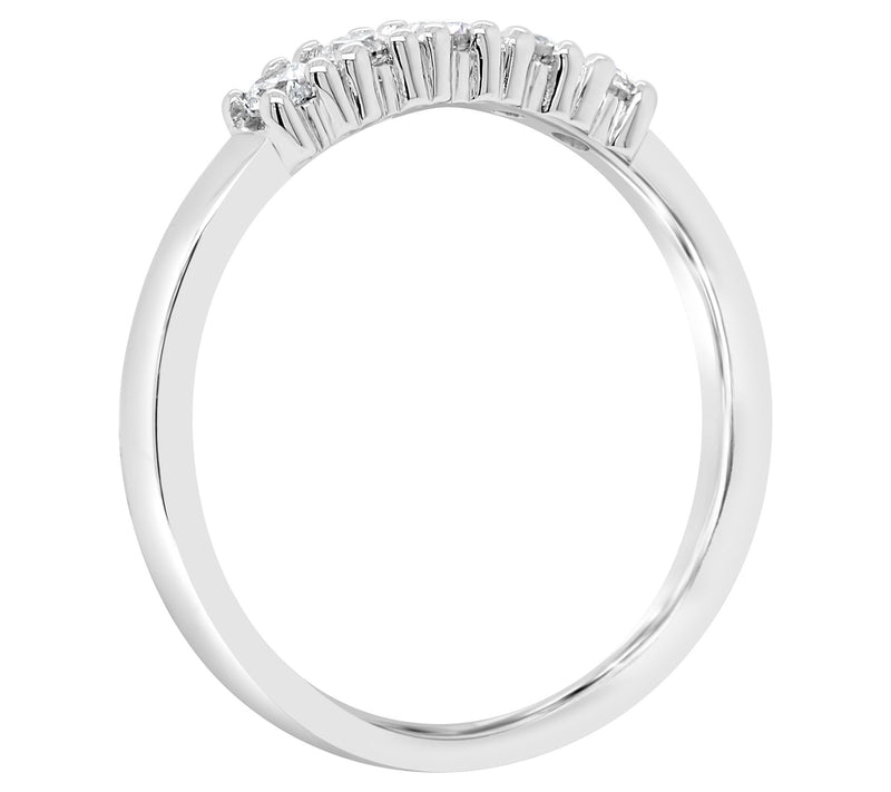 Affinity 1/4 cttw Diamond Band Ring, 14K Gold — View 6