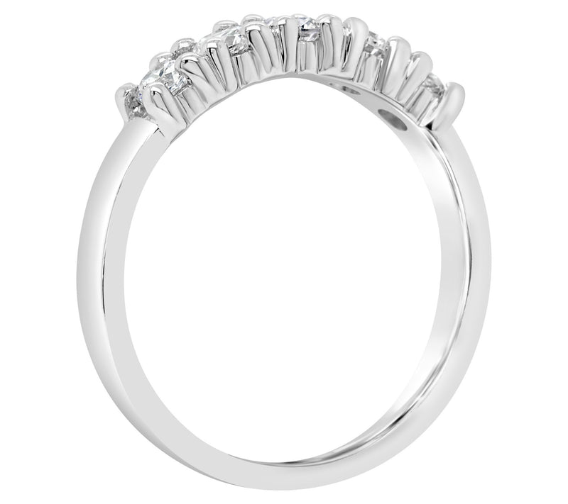 Affinity 4/10 cttw 5-Stone Diamond Band Ring, 14K — View 6
