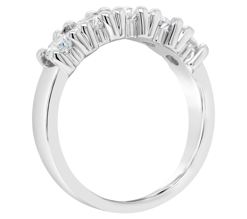 Affinity 1.00 cttw 5-Stone Diamond Band Ring, 14K — View 6