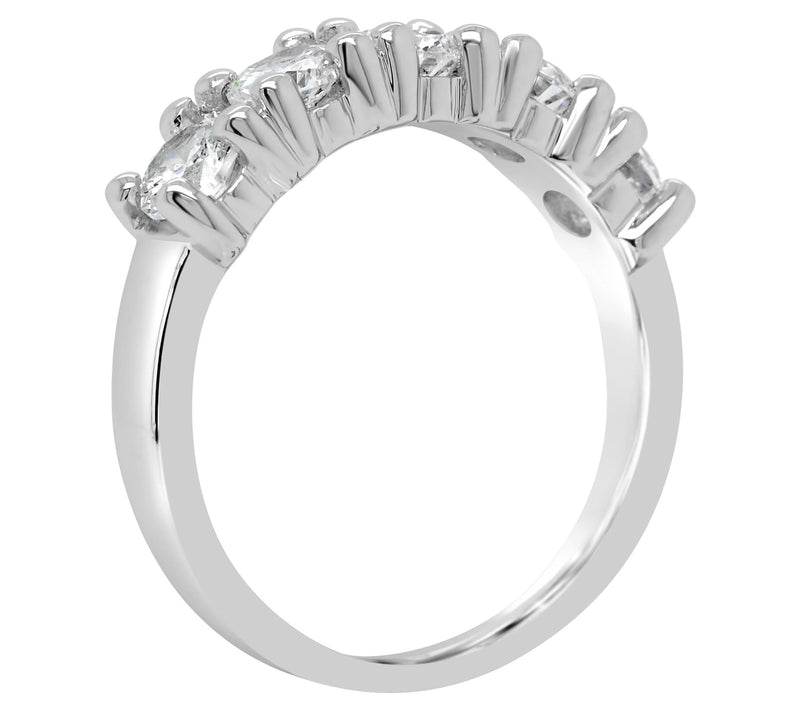 Affinity 1.20 cttw 5-Stone Diamond Band Ring, 14K — View 6