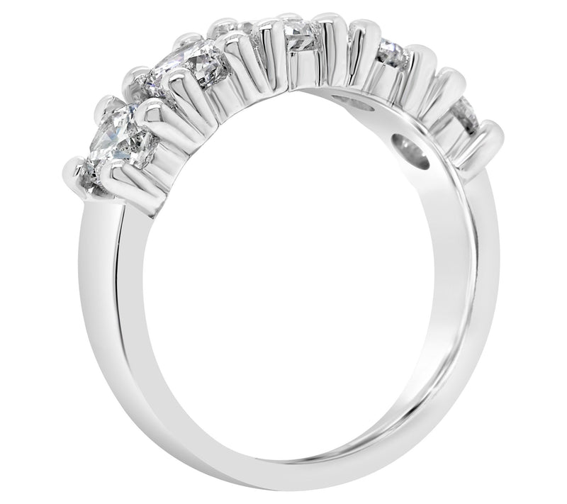 Affinity 1.45 cttw 5-Stone Diamond Band Ring, 14K — View 6