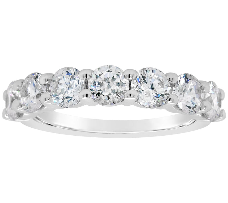 Affinity 14K Gold 2.05 cttw 7-Stone Diamond Band Ring — Main view