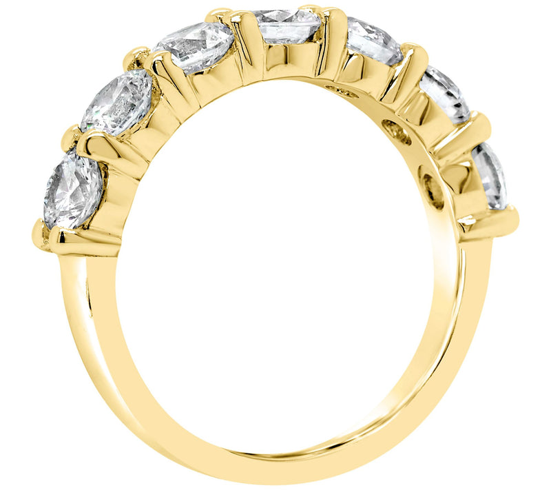 Affinity 14K Gold 2.05 cttw 7-Stone Diamond Band Ring — View 6