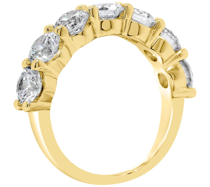 Affinity Diamonds 7-Stone Band Ring, 2.75 cttw,14K Gold — View 6