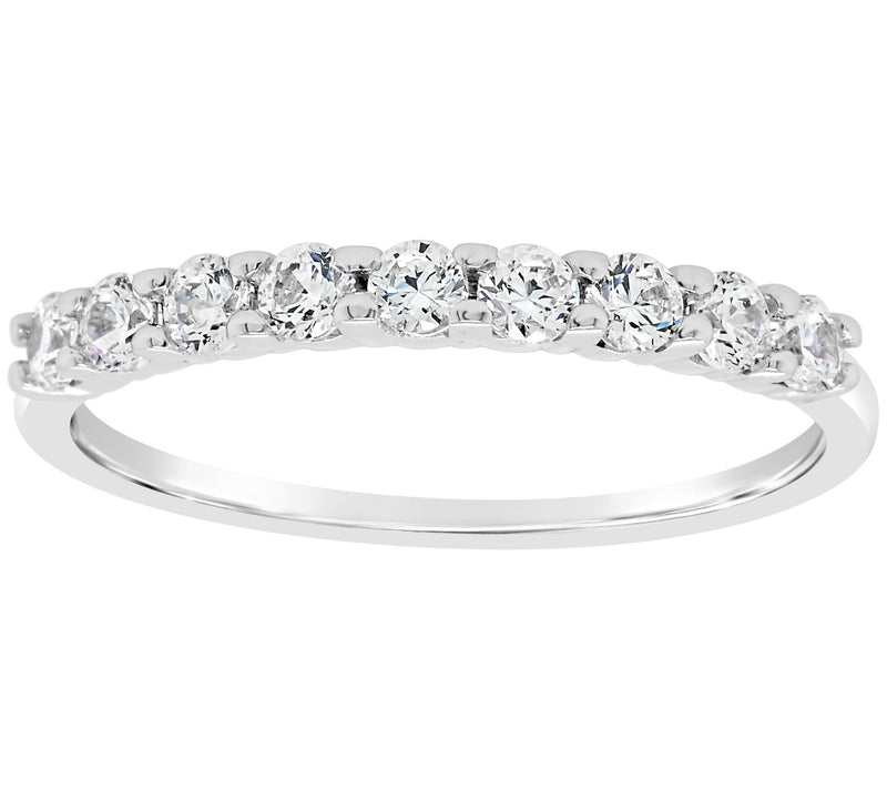Affinity 14K Gold 2/5 cttw 9-Stone Diamond Band Ring — Main view