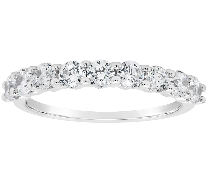 Affinity 14K Gold 8/10 cttw 9-Stone Diamond Band Ring — Main view