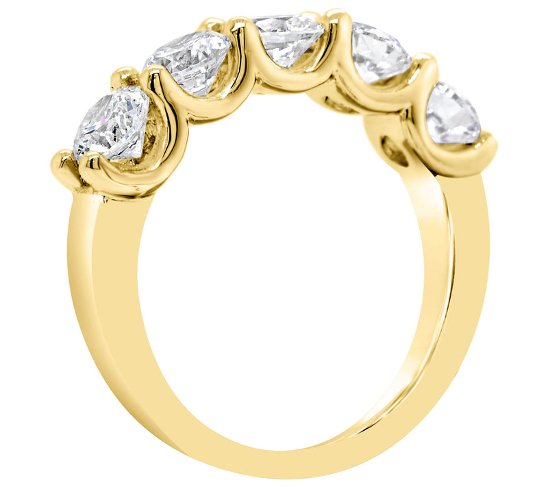 Affinity 14K Gold 1.95 cttw Round Diamond B andRing — View 6