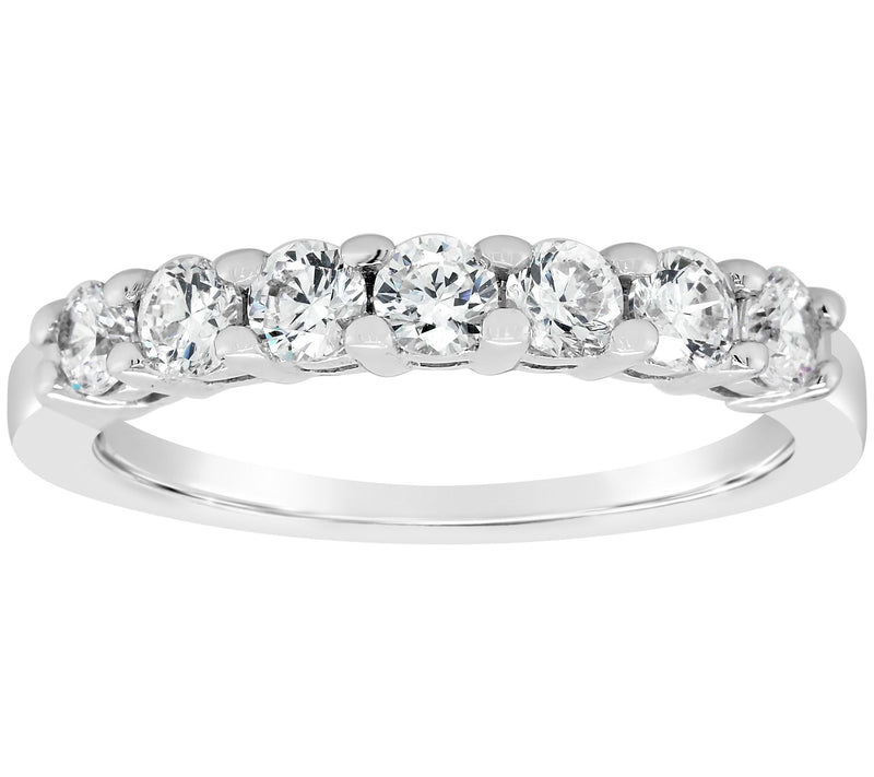 Affinity 14K Gold 7/10 cttw Round Diamond Band Ring — View 3