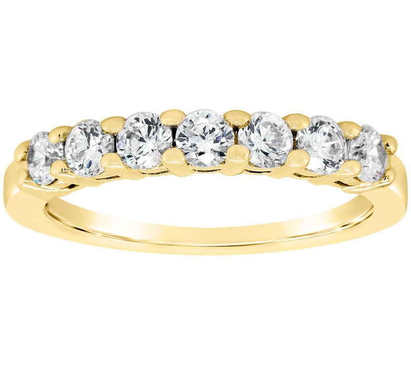 Affinity 14K Gold 7/10 cttw Round Diamond Band Ring — Main view