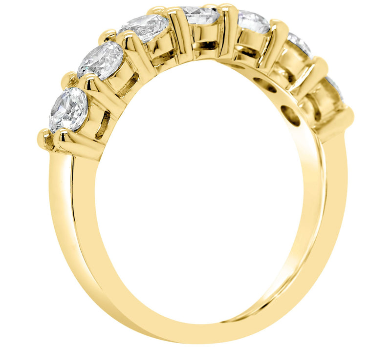 Affinity 14K Gold 1.35 cttw Round Diamond Band Ring — View 6