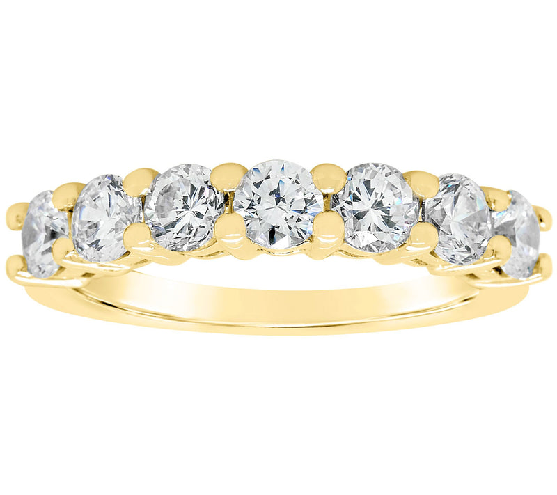 Affinity 14K Gold 1.35 cttw Round Diamond Band Ring — Main view