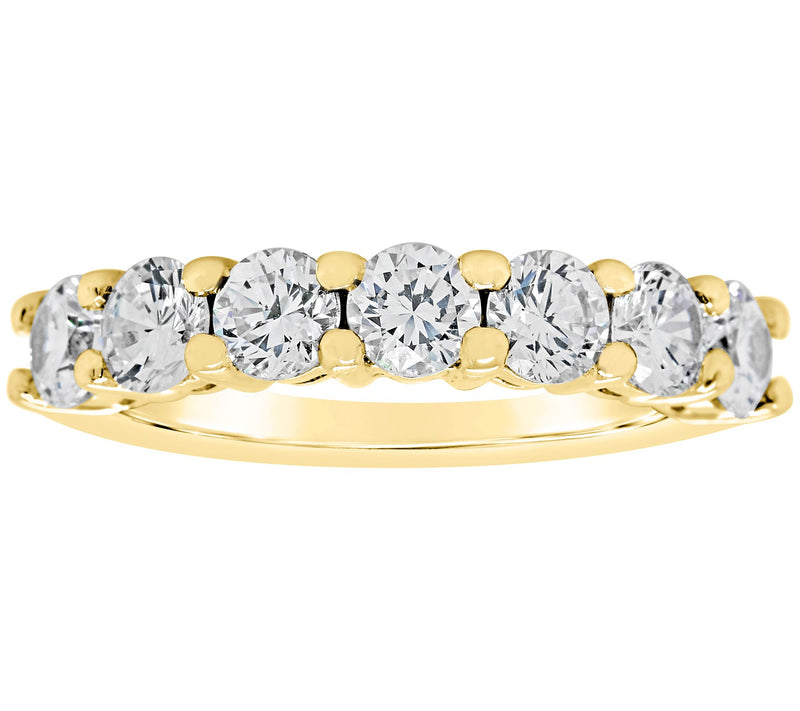 Affinity 14K Gold 1.70 cttw Round Diamond B andRing — View 5
