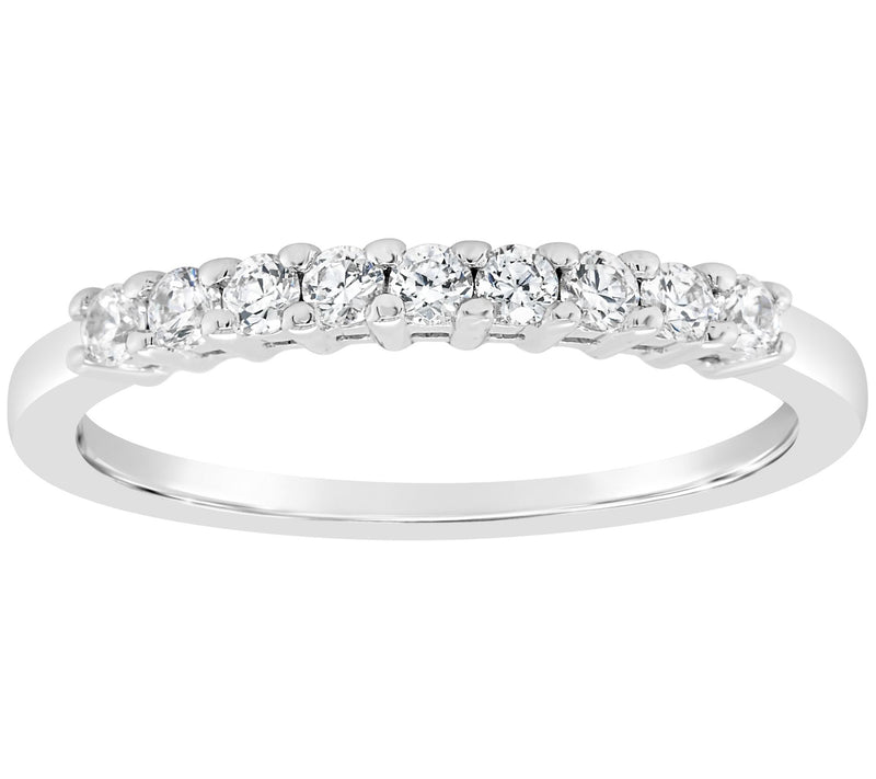 Affinity 14K 1/4 cttw 9-Stone Diamond Band Ring — View 3