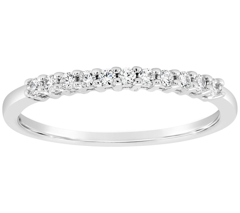 Affinity 14K 1/7 cttw 11-Stone Diamond Band Ring — View 3