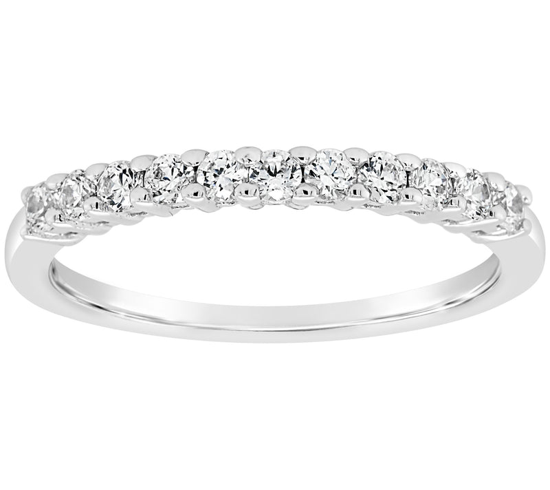 Affinity 14K 3/10 cttw 11-Stone Diamond Band Ring — View 3