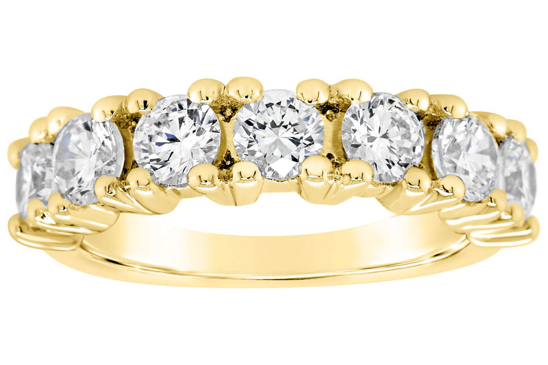 Affinity 14K Gold 1.70 cttw Prong-Set Diamond Band Ring — Main view
